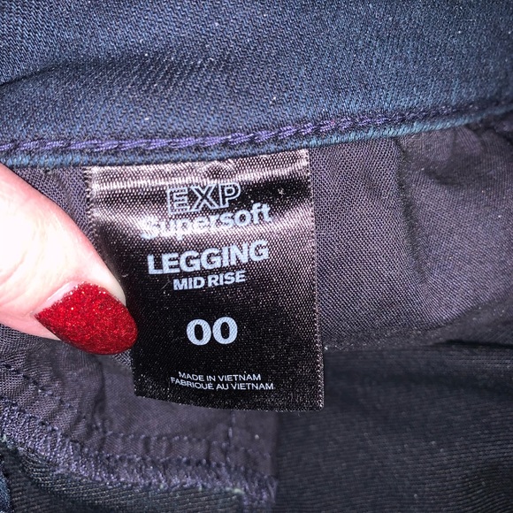 Express supersoft legging mid rise size 00 - Picture 5 of 5